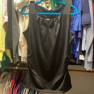 Larry Levine ruched tank blouse